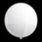 LED-Ballong Jätte Vit