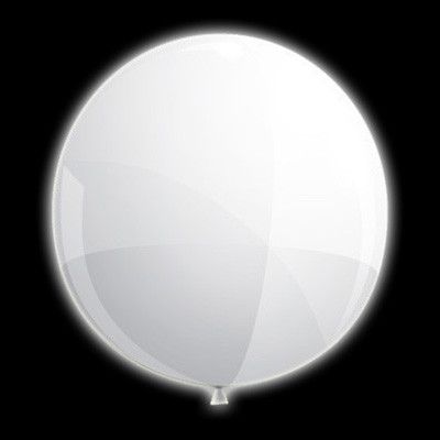 LED-Ballong Jätte Vit