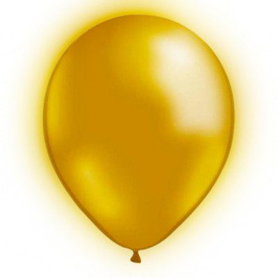 LED-Ballonger Guld - 5-pack