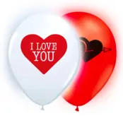 LED-Ballonger I Love You - 5-pack