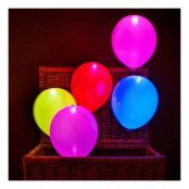 LED-Ballonger Mixade Färger - 5-pack