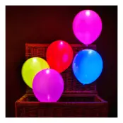 LED-Ballonger Mixade Färger - 5-pack