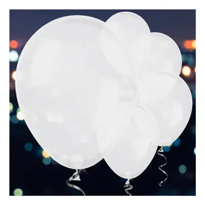 LED-Ballonger Vit - 5-pack