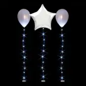 LED-slinga för Ballonger - Vit 1.0 m