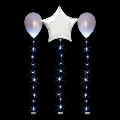 LED-slinga för Ballonger - Vit 1.0 m