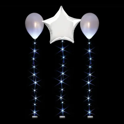 LED-slinga för Ballonger - Vit 1.0 m