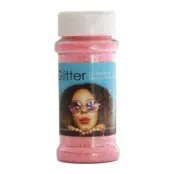 Dekorationsglitter på Burk - Bebisrosa