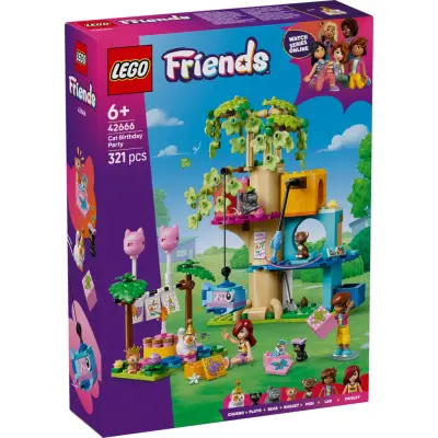LEGO® Friends Kattkalas&trädkoja 42666 - LEGO -  Leksaksaffären