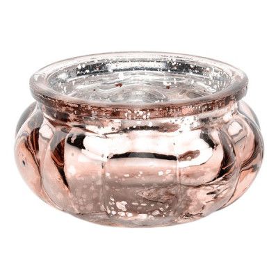 Ljushållare i Glas Roséguld Liten - 1-pack