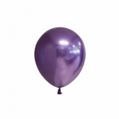 Mini-ballonger Chrome lila 100-pack