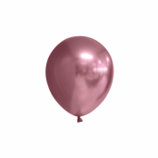 Mini-ballonger Chrome rosa 100-pack