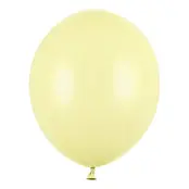 Miniballonger Extra Starka Ljusgul Pastell - 100-pack