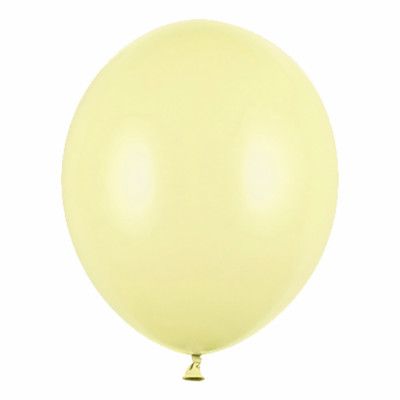 Miniballonger Extra Starka Ljusgul Pastell - 100-pack