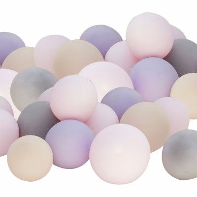 Ballonger Mini Pastell Mix - 40-pack