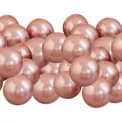 Latexballonger Mini Roséguld - 40-pack