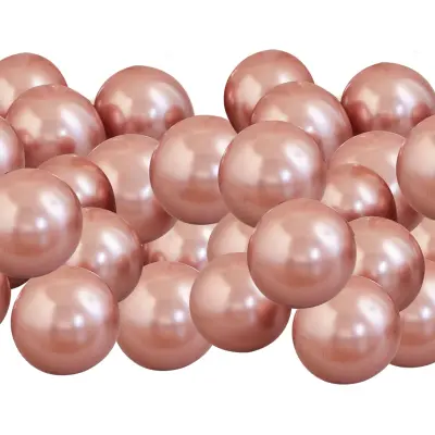 Latexballonger Mini Roséguld - 40-pack