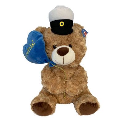 Mjukisnalle Student med Ballong - 13 cm