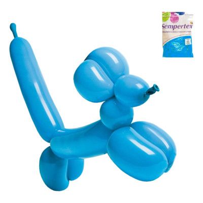 Modellballonger Blå - 100-pack