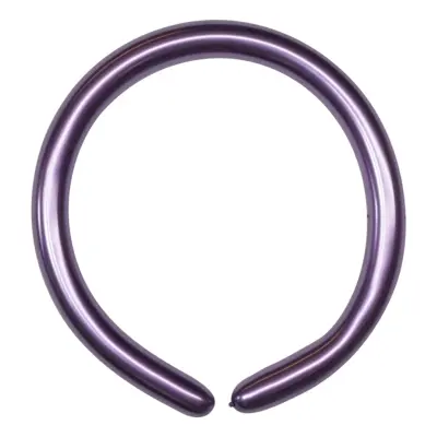 Modellballonger Krom Lila - 50-pack