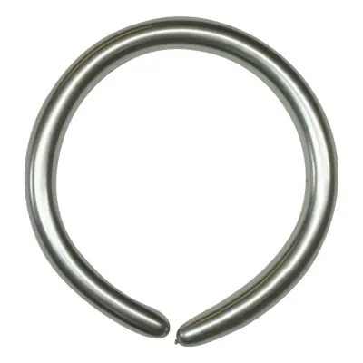 Modellballonger Krom Silver - 100-pack
