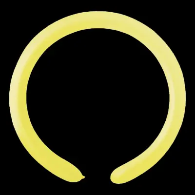 Modellballonger Neon Gula - 25-pack