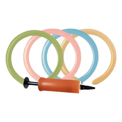 Modellballongskit Pastell - 25-pack