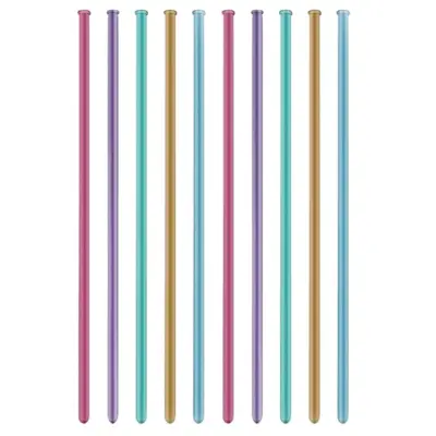 Modelleringsballonger  Krom Med Pump 10-pack