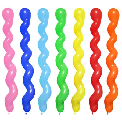 Modelleringsballonger Spiral 10-pack