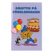Musikkort Bamse Grattis
