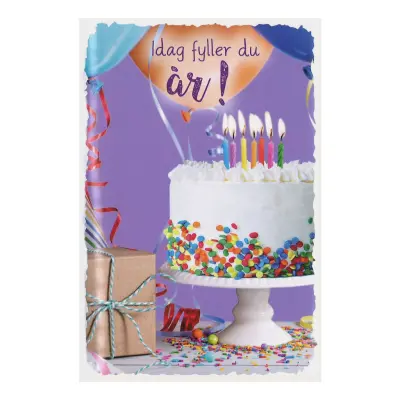 Musikkort Idag Fyller Du År