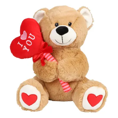 Nallebjörn med Hjärtballong I Love You