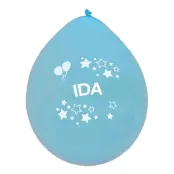 Namnballonger - Ida