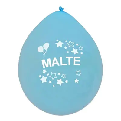 Namnballonger - Malte