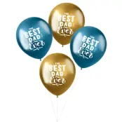 "Best Dad Ever"Ballonger 4-pack
