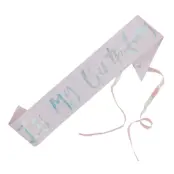 Ordensband It´s My Birthday Ljusrosa