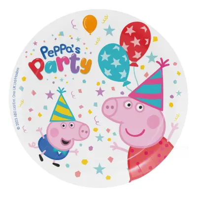 Pappersassietter Greta Gris™ Peppa’s Party - 8-pack