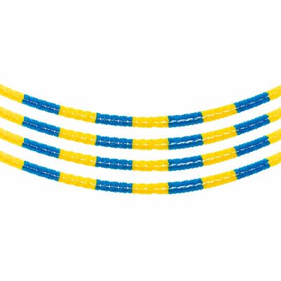 Pappersgirlanger Blå/Gul - 4-pack