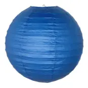 Papperslykta Blå