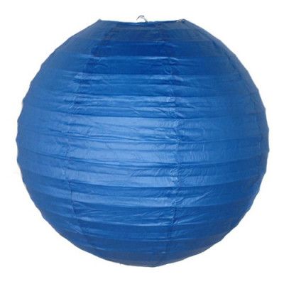 Papperslykta Blå