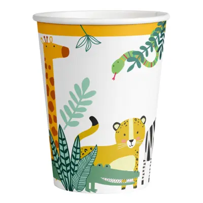 Pappersmuggar Djungeldjur - 8-pack