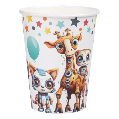 Pappersmuggar Robotdjur - 10-pack