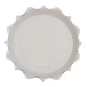 Papperstallrik Skulptur Regnbågsskimrande