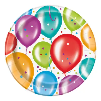 Papperstallrikar Ballonger