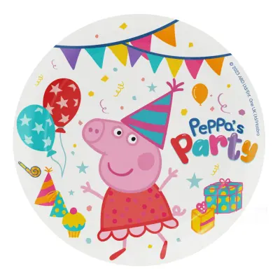 Papperstallrikar Greta Gris™ Peppa’s Party - 8-pack