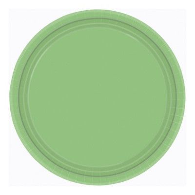 Papperstallrikar Limegrön - 8-pack