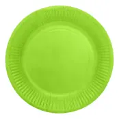 Papperstallrikar Limegröna - 8-pack