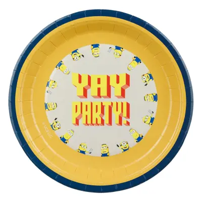 Papperstallrikar Minions - 6-pack