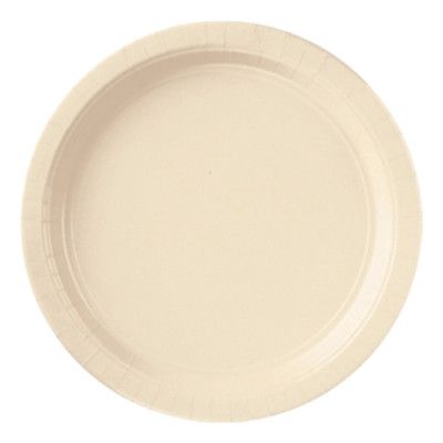 Papperstallrikar Vanilj - 8-pack