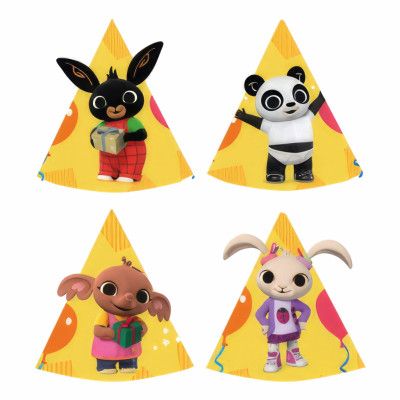 Partyhattar Bing - 8-pack