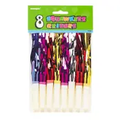 Partytutor med Folie - 8-pack